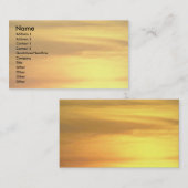 Große Ruinen der Casa am Sonnenuntergang, Visitenkarte (Vorne/Hinten)