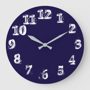 Große runde Marine-Wanduhr Wanduhr
