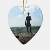 Große runde Spitze in Gettysburg Keramik Ornament (Links)