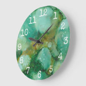 Große runde Uhr "Golden Green"-Kappen (Winkel)