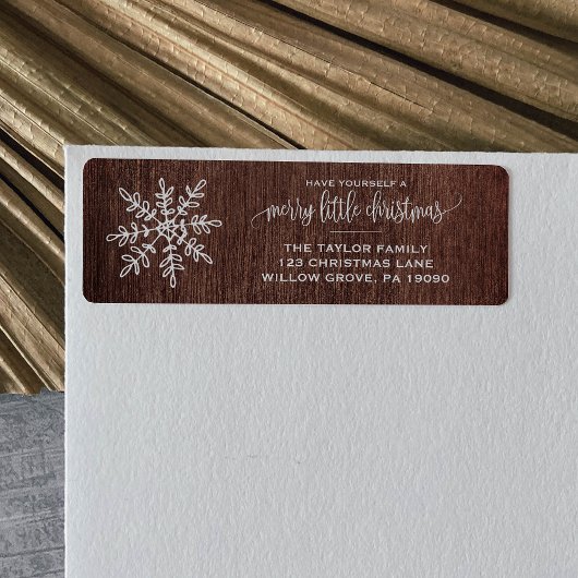 Große rustikale Schneeflocken Weihnachten