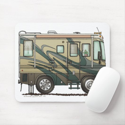 Große RV-Camper-Mausunterlage Mousepad (Mit Mouse)