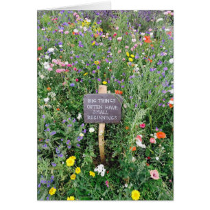 Große Sache-kleine Anfang-Karte