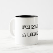 Große Sache Zweifarbige Tasse (Vorderseite Links)