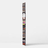 Große Sammlung von Audiokassetten. Retro musical Case-Mate iPhone Hülle (Rückseite / Rechts)