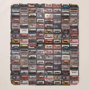 Große Sammlung von Audiokassetten. Retro musical  Sherpadecke