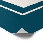 Große Sandstrasse in Queensland - Vintages Segeln Poster (Ecke)