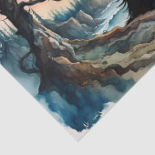 Große Sasquatch-Größe am Berg leben Seidenpapier (Detail)