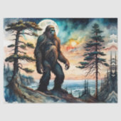 Große Sasquatch-Größe am Berg leben Seidenpapier (Vorderseite)