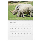 Große Säugetiere in Afrika 12 Monate Kalender (Mär 2026)