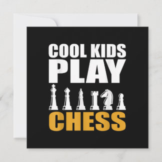 Große Schach Kinder Schach Mädchen Jungen Einladung