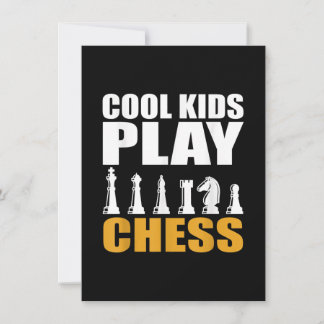 Große Schach Kinder Schach Mädchen Jungen Einladung