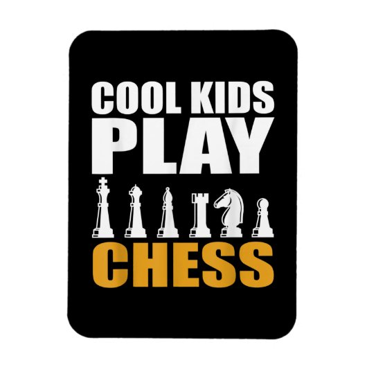 Große Schach Kinder Schach Mädchen Jungen Magnet (Vertikal)