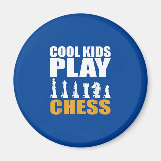 Große Schach Kinder Schach Mädchen Jungen Magnet (Vorne)