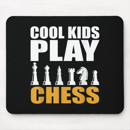 Große Schach Kinder Schach Mädchen Jungen Mousepad (Vorne)