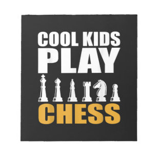 Große Schach Kinder Schach Mädchen Jungen Notizblock