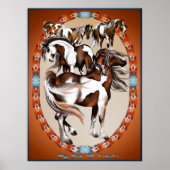 Große Schachtel mit Farben Poster (Vorne)