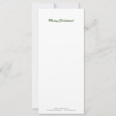 Große Schafe Weihnachtskarte (Rückseite)