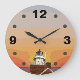 GROSSE SCHALTFLÄCHE GROßE WANDUHR