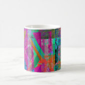 "Große Schecks schreiben" abstraktes Kunstkaffeeta Kaffeetasse (Mittel)