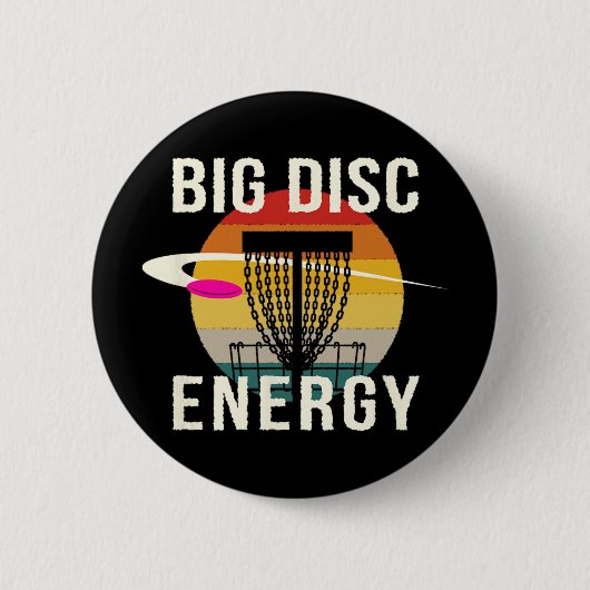 Große Scheiben Energie Disc Golf Sport Disc Golfer Button (Vorderseite)