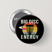 Große Scheiben Energie Disc Golf Sport Disc Golfer Button (Vorne & Hinten)