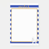 Große schicke Pudel-Post-Itanmerkungen Post-it Klebezettel (Vorderseite)