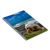 Große Schildkröte am Seerand Notizblock (Rechte Seite)