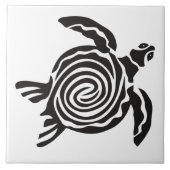 Große Schildkrötenfliese Fliese (Vorderseite)