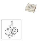 Große Schlange Gummistempel (Stempel)