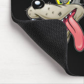 Große schlechte Wolf-Auflage Mousepad (Ecke)