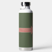 Große Schleife aus gestreiftem Band Trinkflasche (Rechts)