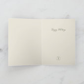 Große Schleife mit gestreiftem Band Karte (Innenseite)