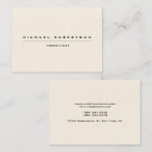 Große Schlichte, einzigartige Sondersignatur Visitenkarte (Vorne/Hinten)