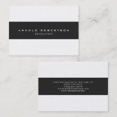 Große Schlichte, graue, Berufliche Visitenkarte (Vorne/Hinten)