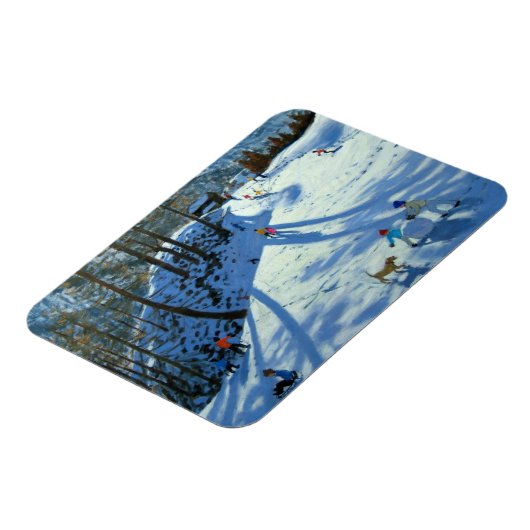 Große Schneeballeuchte Magnet (Linke Seite)