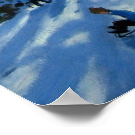 Große Schneeballeuchte Poster (Ecke)