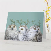 Große schneebedeckte Karte (Gelbe Blume)