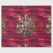 Große Schneeflocke über Paris 15 Fuß von Geschenkpapier (Flach)