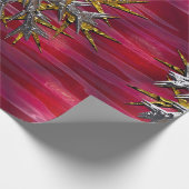 Große Schneeflocke über Paris 15 Fuß von Geschenkpapier (Ecke)