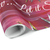 Große Schneeflocke über Paris spezialisierte Geschenkpapier (Rolleneckpunkt)