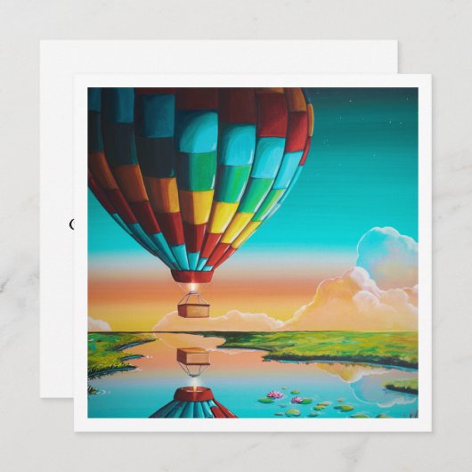 Große schöne Morgen - Mini Print (Vorne/Hinten)