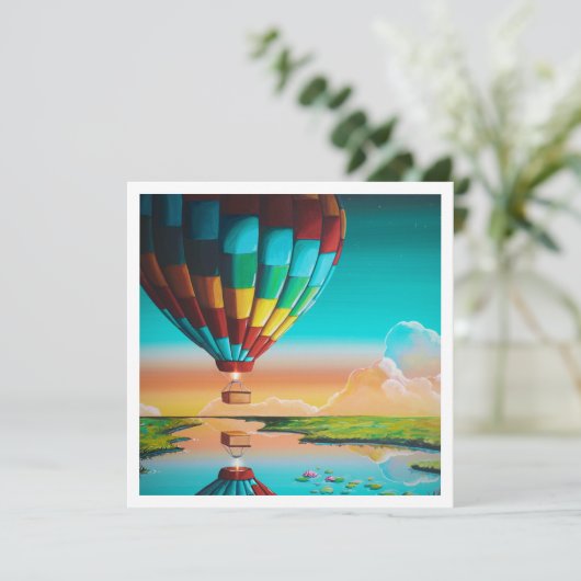 Große schöne Morgen - Mini Print (Stehend Vorderseite)