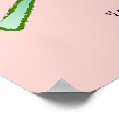 Große schöne rote Rose Poster (Ecke)