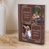 Große Schrift 2 Vertikales Foto Liebe Worte Person