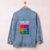 Große Schriftart Elegantes modernes Template Jeansjacke (Hangar)