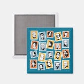 Große Schriftsteller, Dichter und Dramatiker auf B Magnet (Vorderseite/Rückseite)