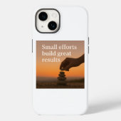 Größe Schritt für Schritt Case-Mate iPhone Hülle (Rückseite)