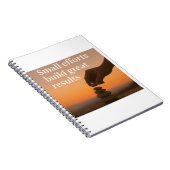 Größe Schritt für Schritt Notizblock (Rechte Seite)