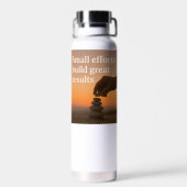 Größe Schritt für Schritt Trinkflasche (Rückseite)